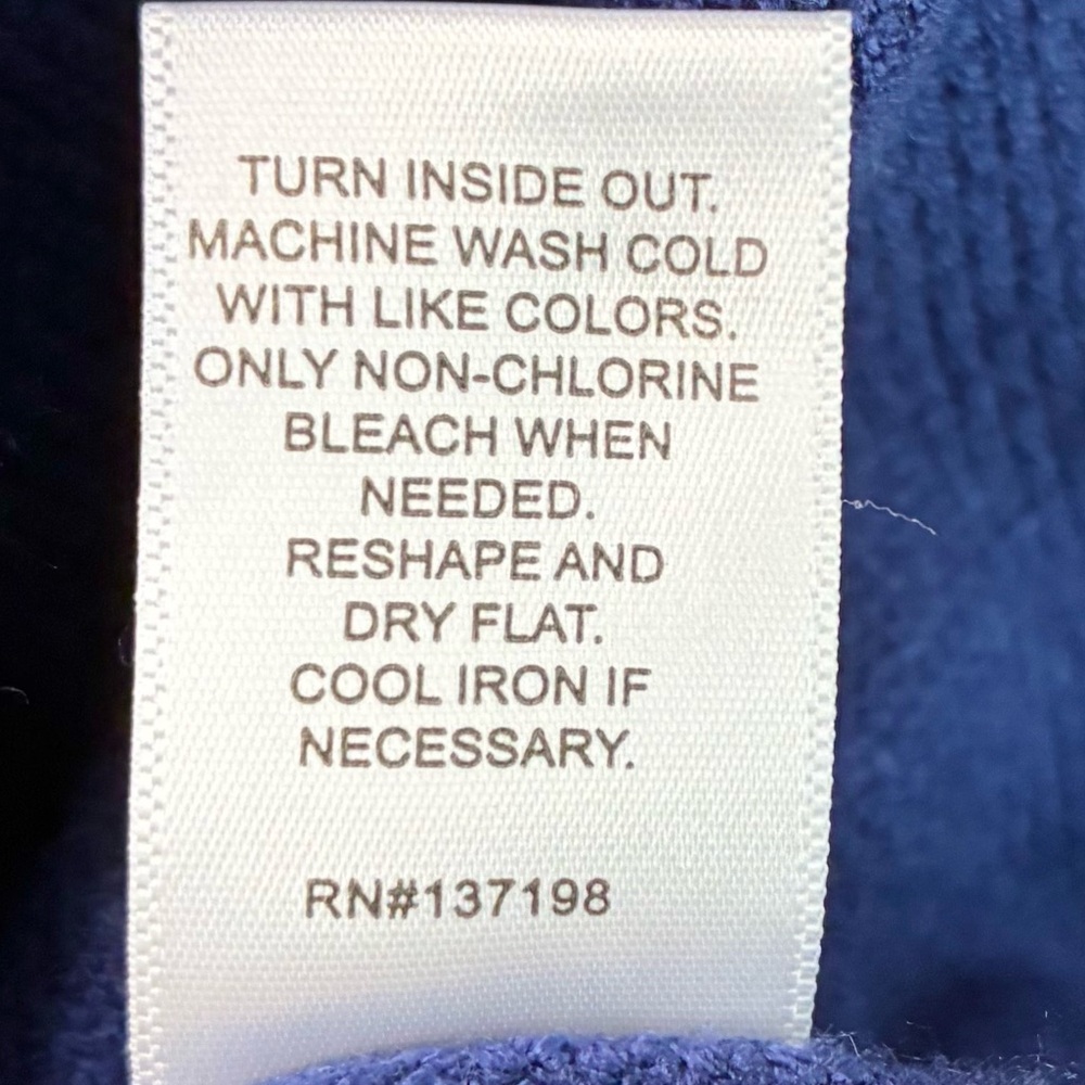 Kerri Rosenthal Womens Radiant Heart Polo Sweater Blue White Striped NWT Size XS - Picture 7 of 9